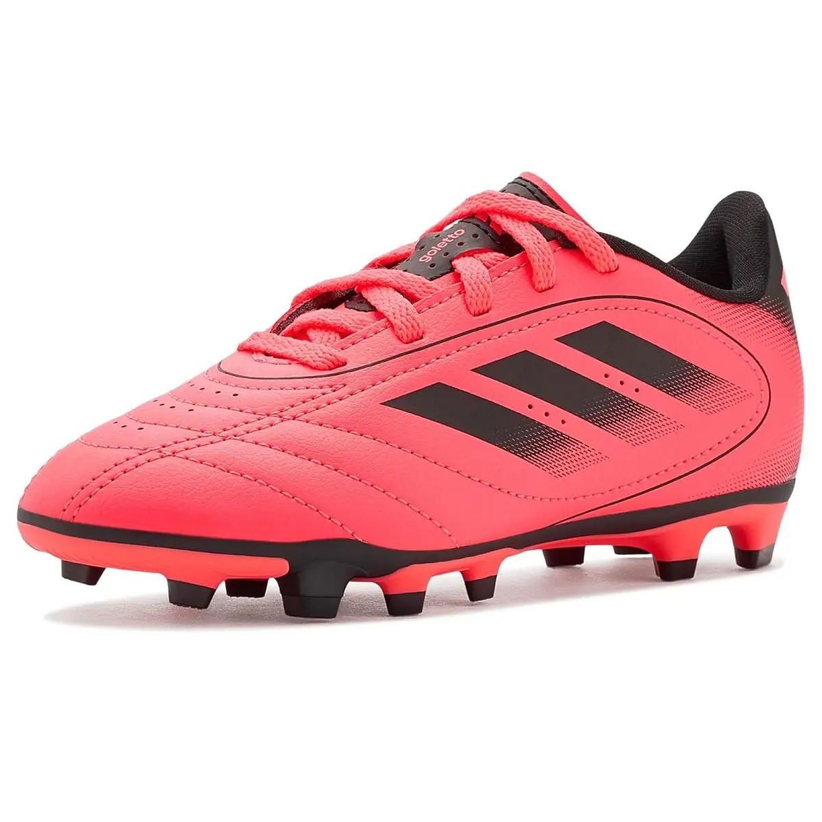 Kids Goletto Ix Firm Ground/multi Ground Toddler/little Kid/big Kid Solar Turbo/Core Black/Core Black by Adidas