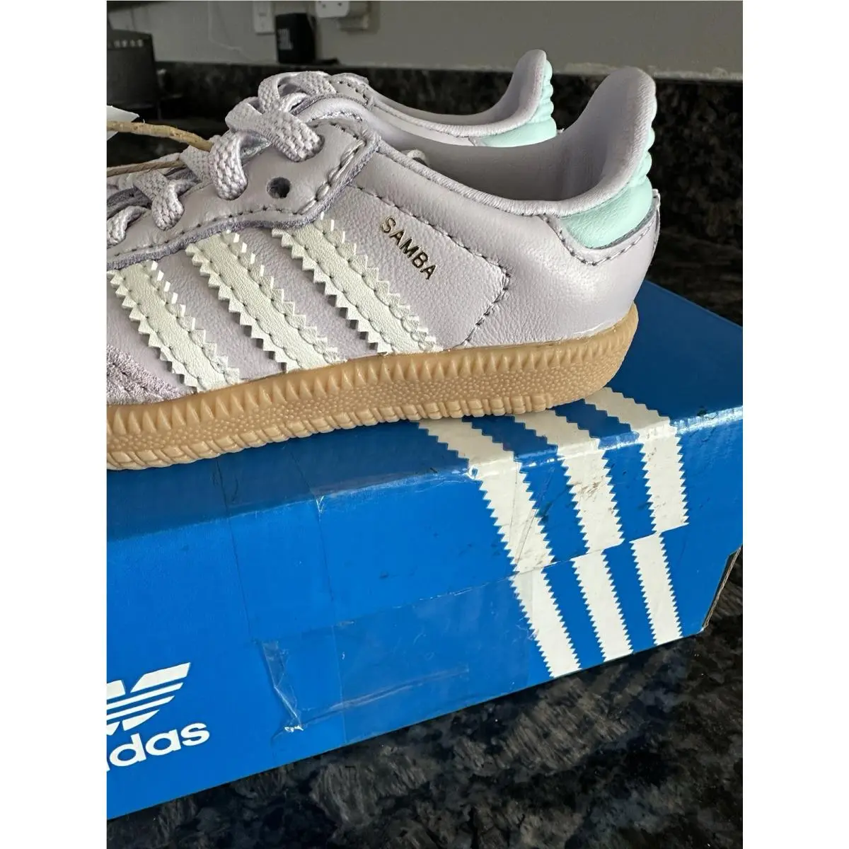 Adidas shoes - Samba Og El I - Samba - Silver Dawn, Crystal White 0