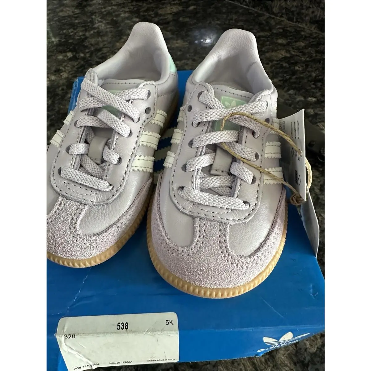 Adidas shoes - Samba Og El I - Samba - Silver Dawn, Crystal White 1