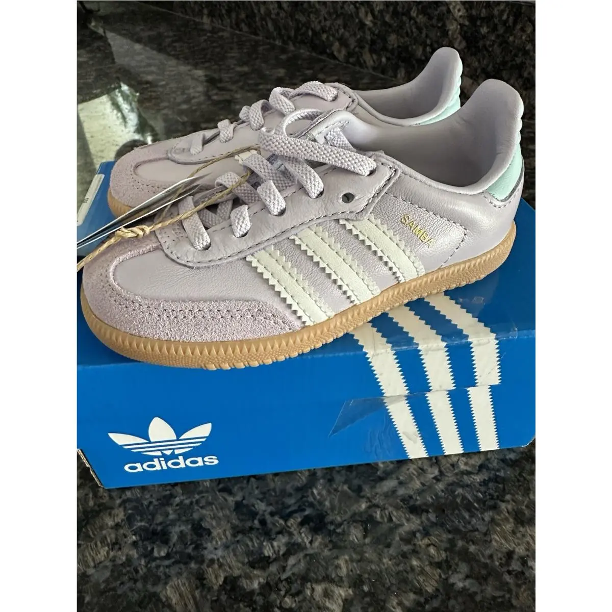 Adidas shoes - Samba Og El I - Samba - Silver Dawn, Crystal White 13