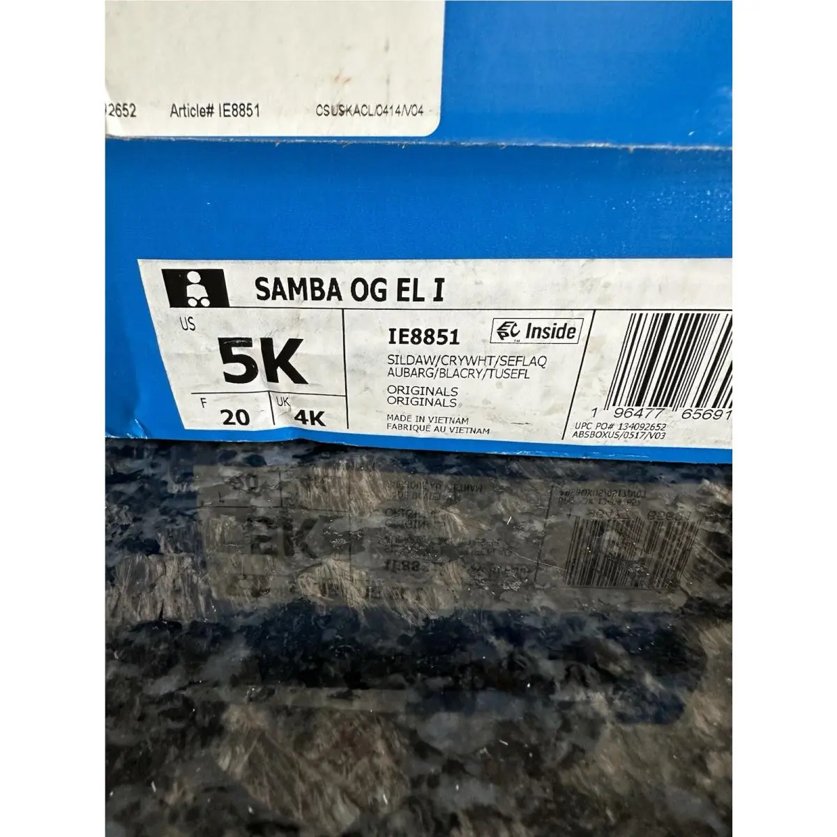 Adidas shoes - Samba Og El I - Samba - Silver Dawn, Crystal White 14