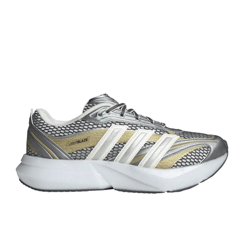 Adidas Lightblaze Glow Womens Silver White Sneakers Casual Shoes JP6324