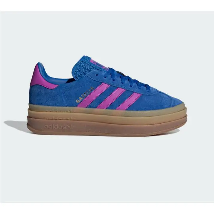 Adidas Originals Gazelle Bold W Blue Purple Burst Women Casual Shoes IG4367