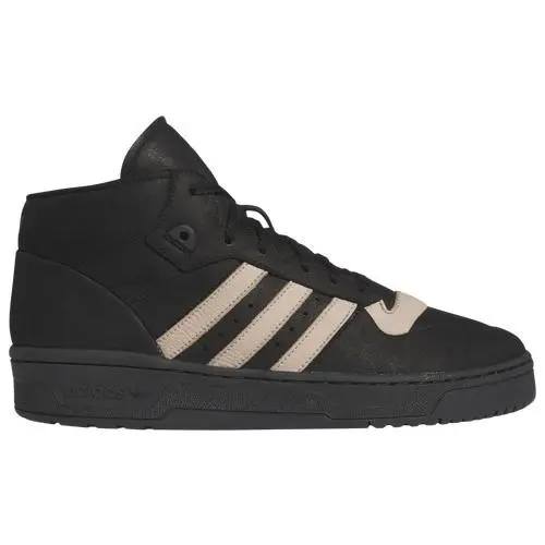 Adidas Mens Rivalry Mid 001 Lifestyle Shoes - Mens Black/Ash Pearl