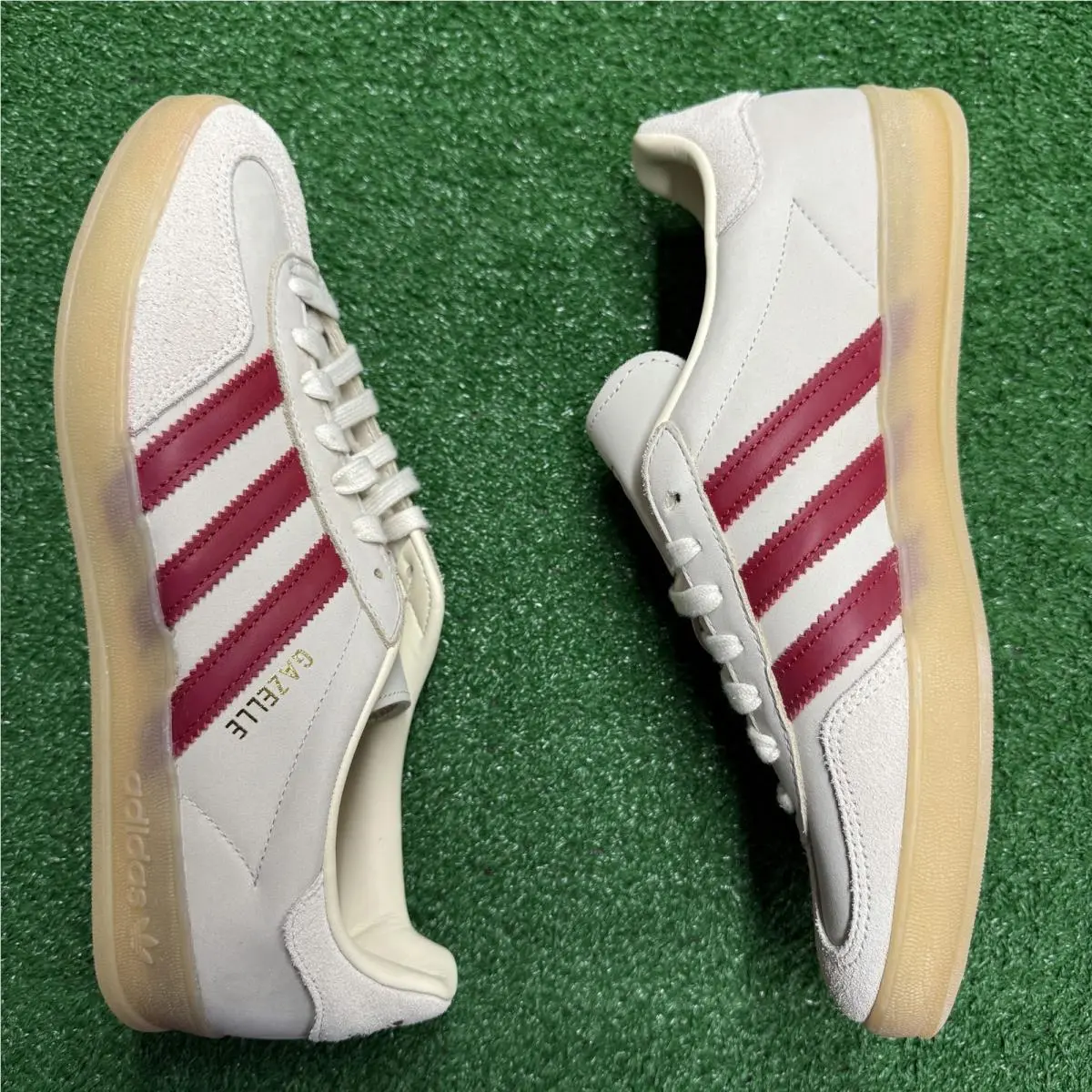 Adidas shoes - Gazelle Indoor Cream White Red Gum - IH9676 - Beige 6