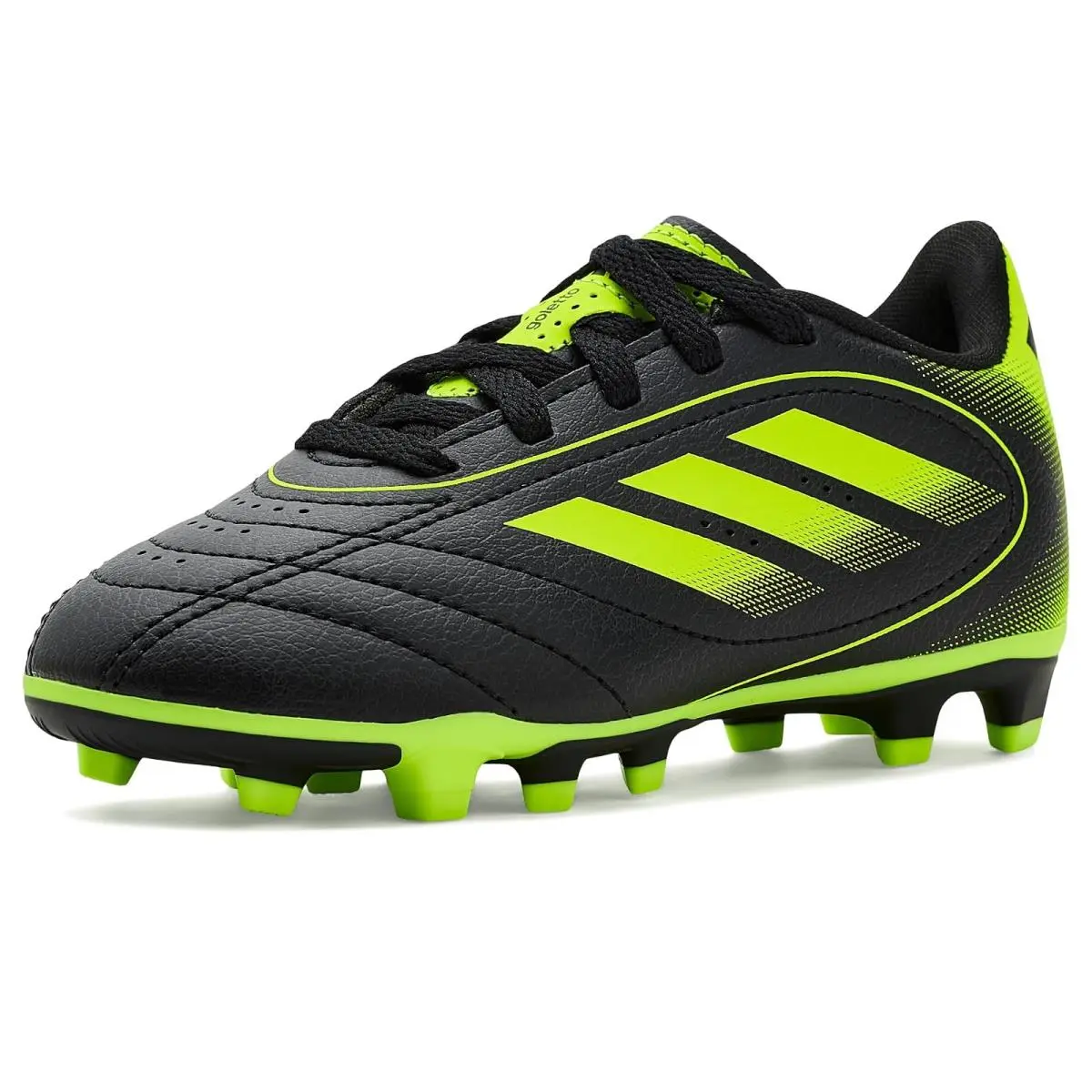 Children Unisex Sneakers Athletic Shoes  Kids Lucid Lemon/Black/Lucid Lemon by Adidas
