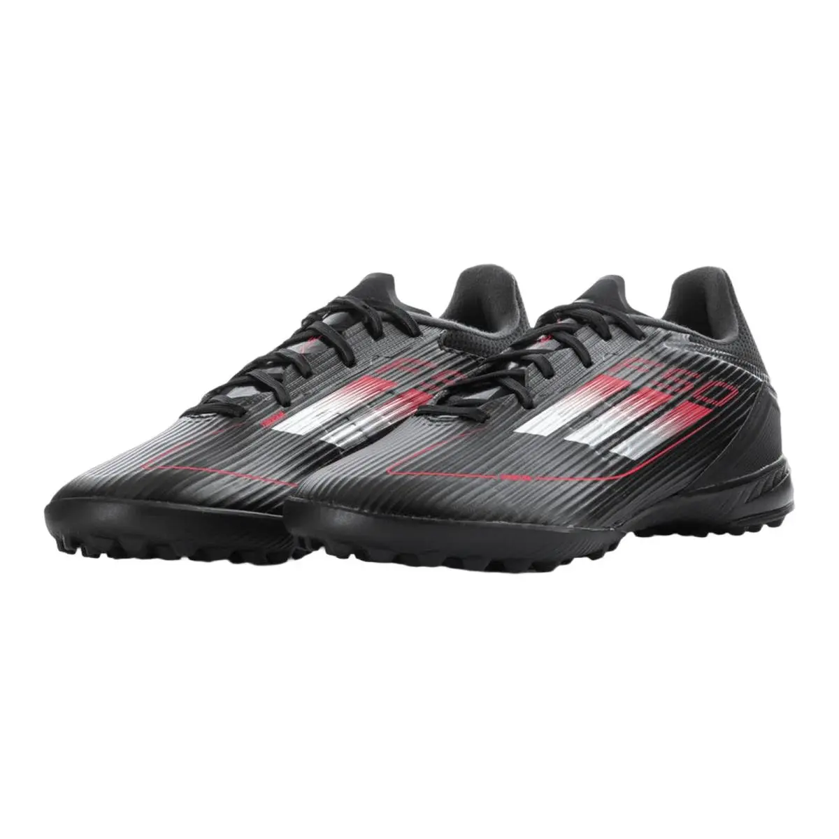 Adidas shoes - ADIDAS F50 League TF - League - IE1232 JR8978 - Core Black/Iron Metallic/Lucid Red 1