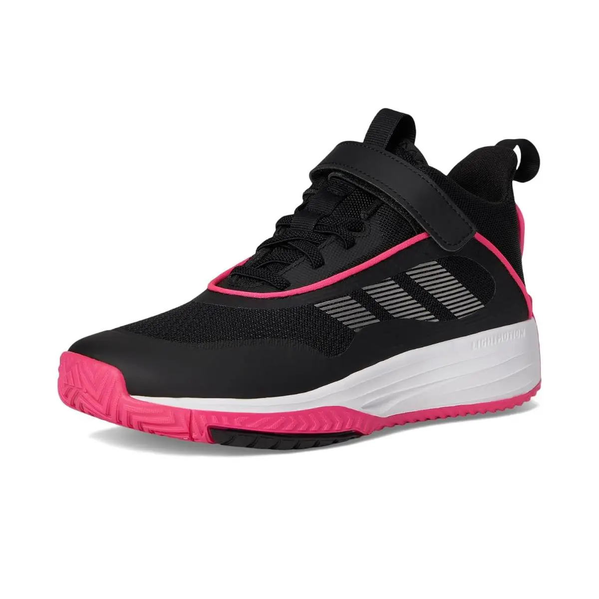 Adidas shoes - Black/Iron Metallic/Shock Pink 5
