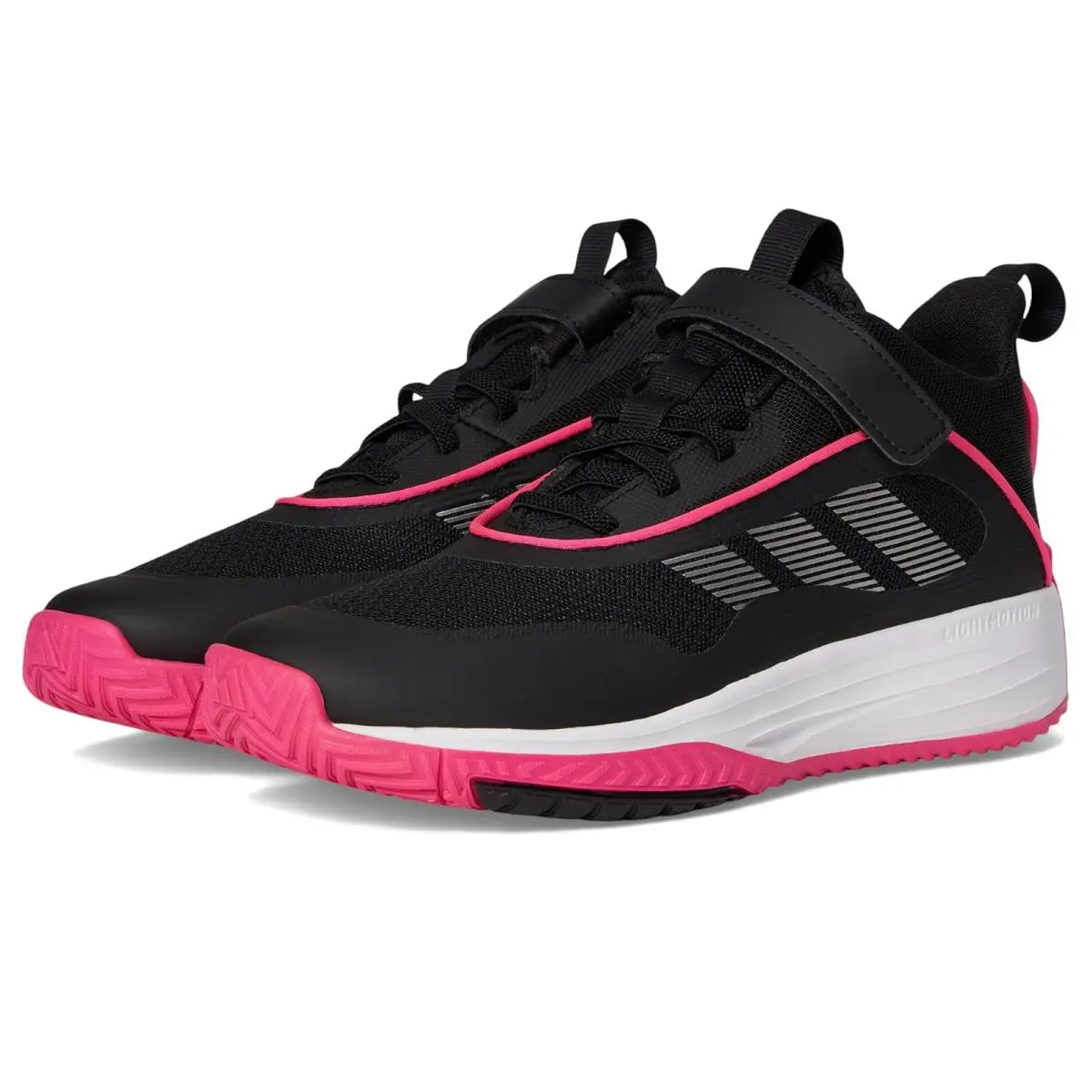 Adidas shoes - Black/Iron Metallic/Shock Pink 6