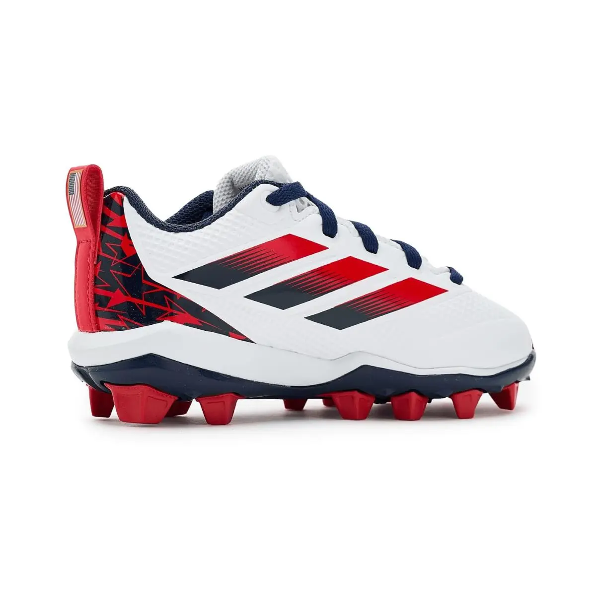 Adidas shoes - White/Team Navy Blue /Team Collegiate Red 1
