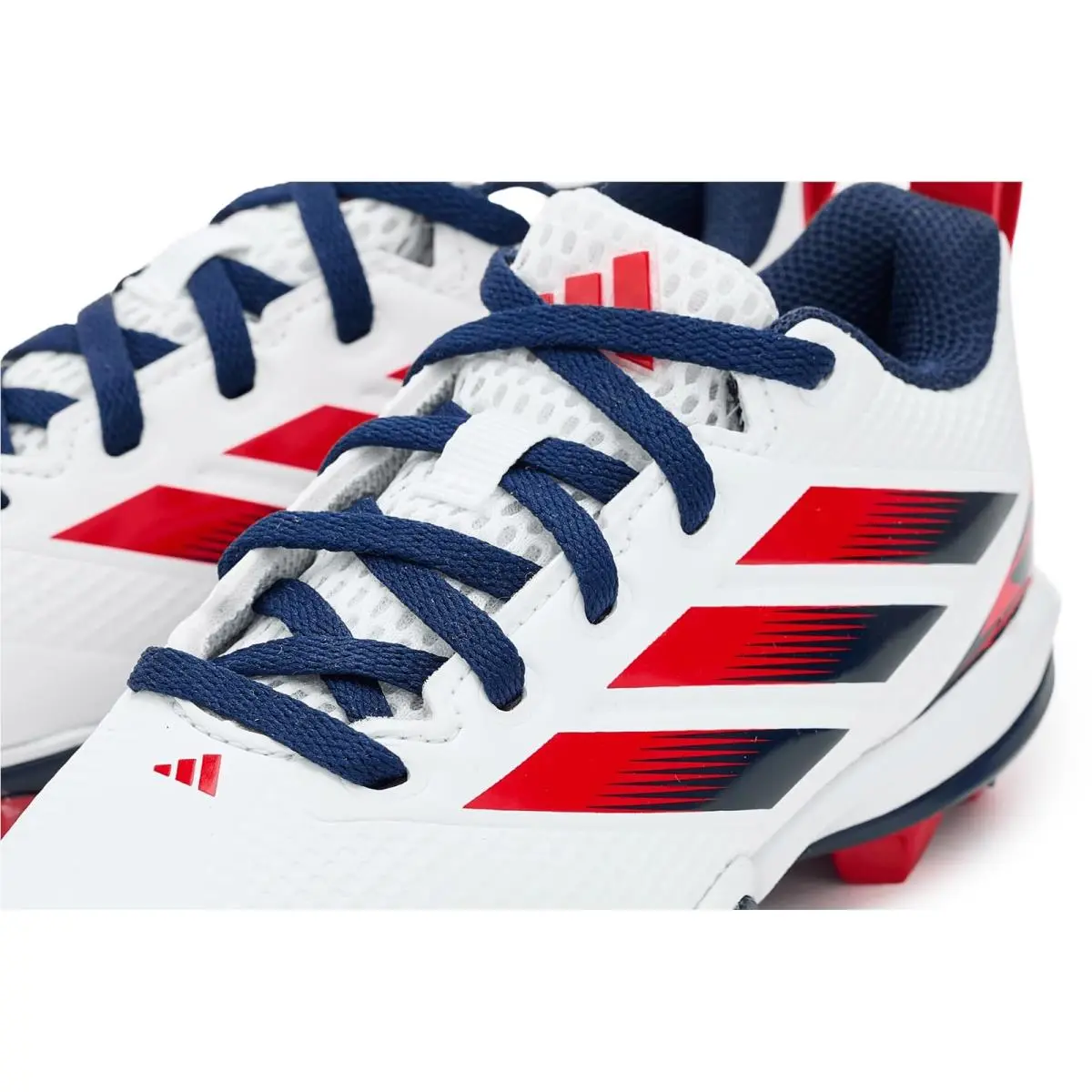 Adidas shoes - White/Team Navy Blue /Team Collegiate Red 3