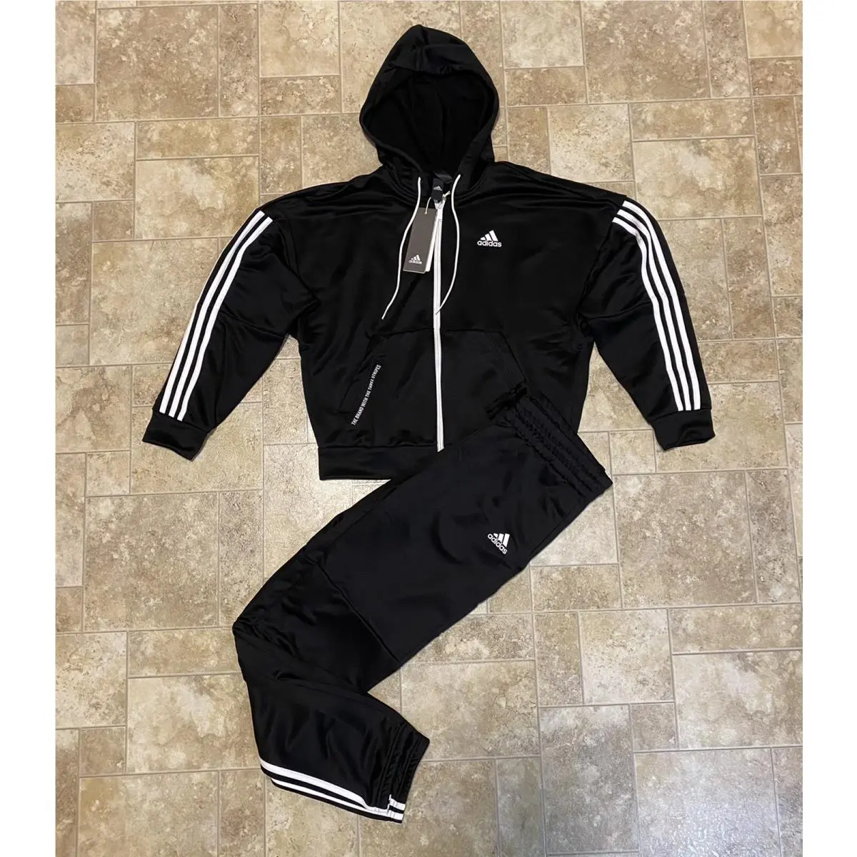 Adidas Women`s Game Time Aeroready Track Suit Pant Jacket FS6179 Sz S or M