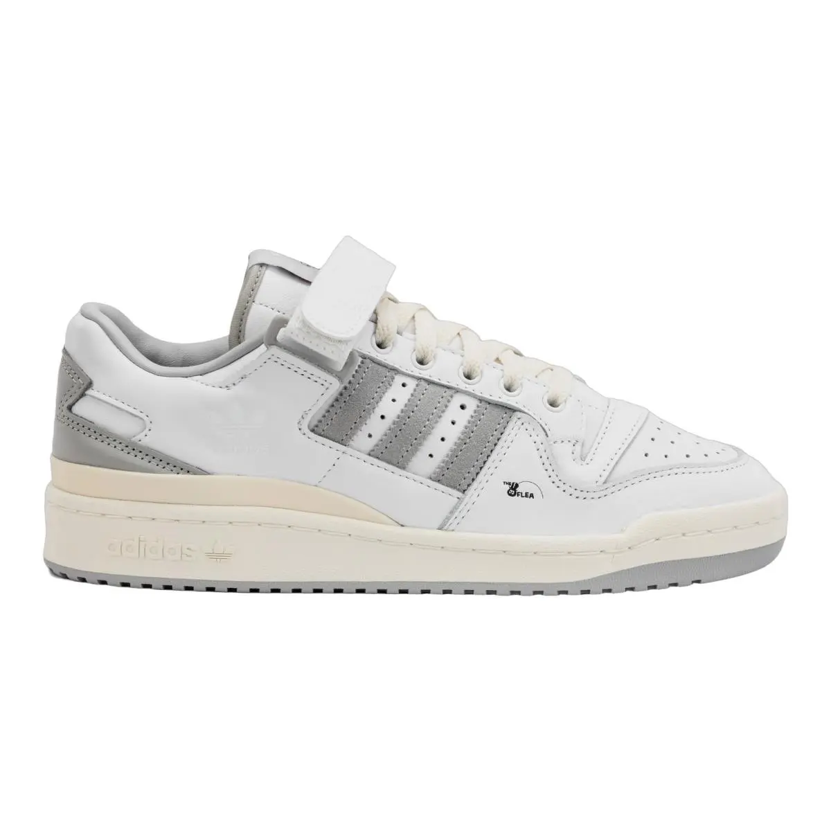 Adidas Shoe Palace Exclusive Forum 84 Low The Flea Streetwear Lifestyle Trainers - White/ Grey Two/ Core Black