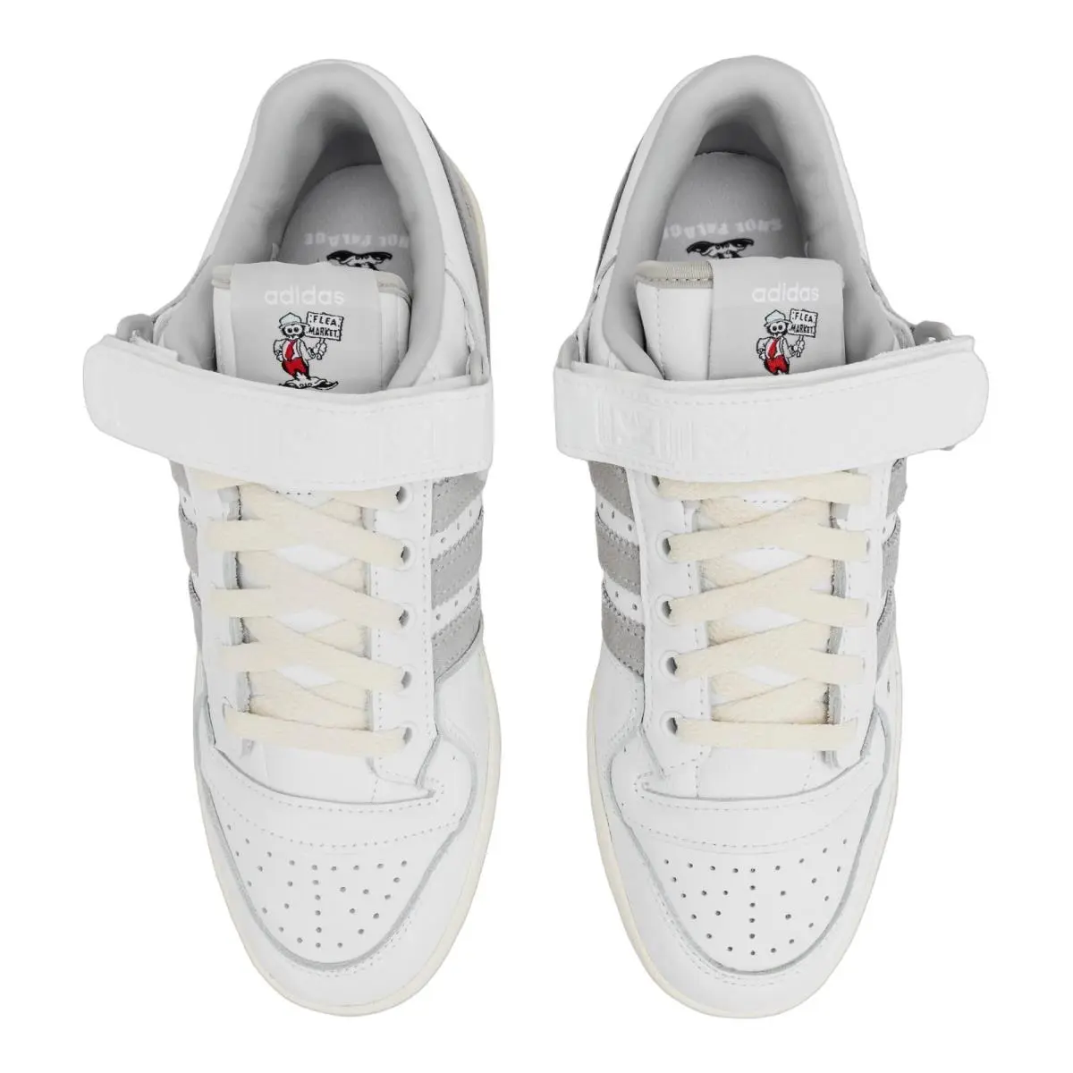 Adidas shoes - ADIDAS Shoe Palace Exclusive Forum 84 Low The Flea - ID8216 GV9024 - White/ Grey Two/ Core Black 3
