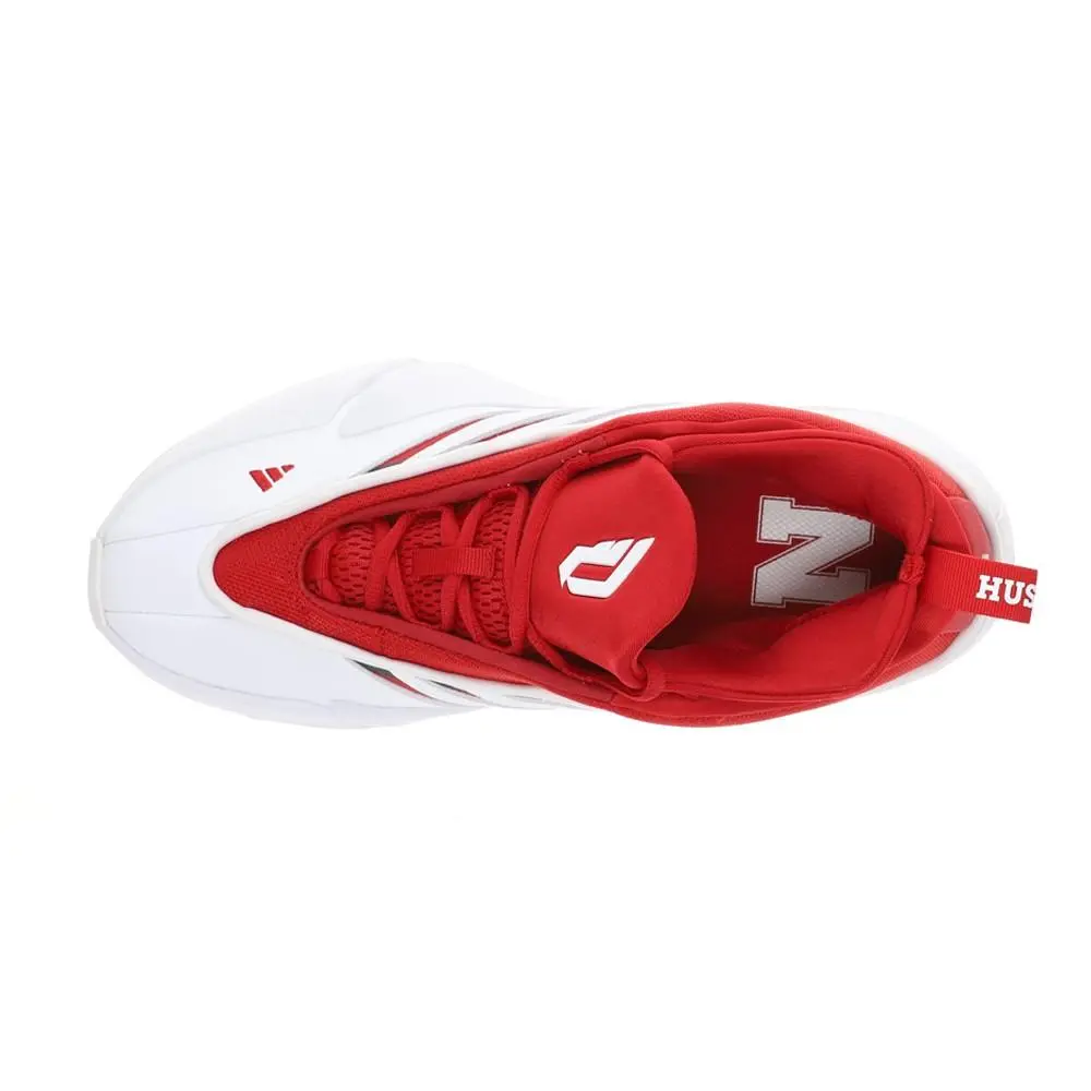 Adidas shoes - adidas Dame 9 Nebraska Cornhuskers Basketball - JH6133-A - Red, White 2