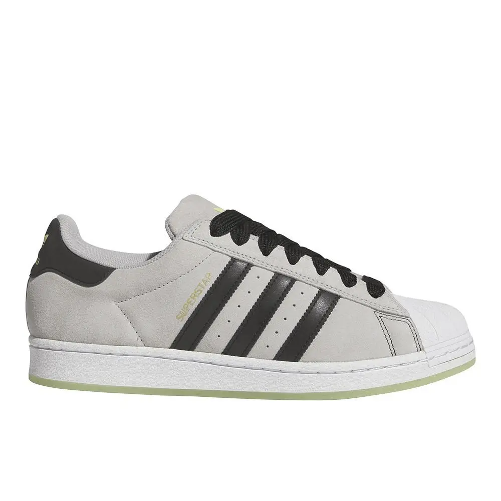 Adidas Superstar Mens Grey Sneakers Athletic Shoes JS1425