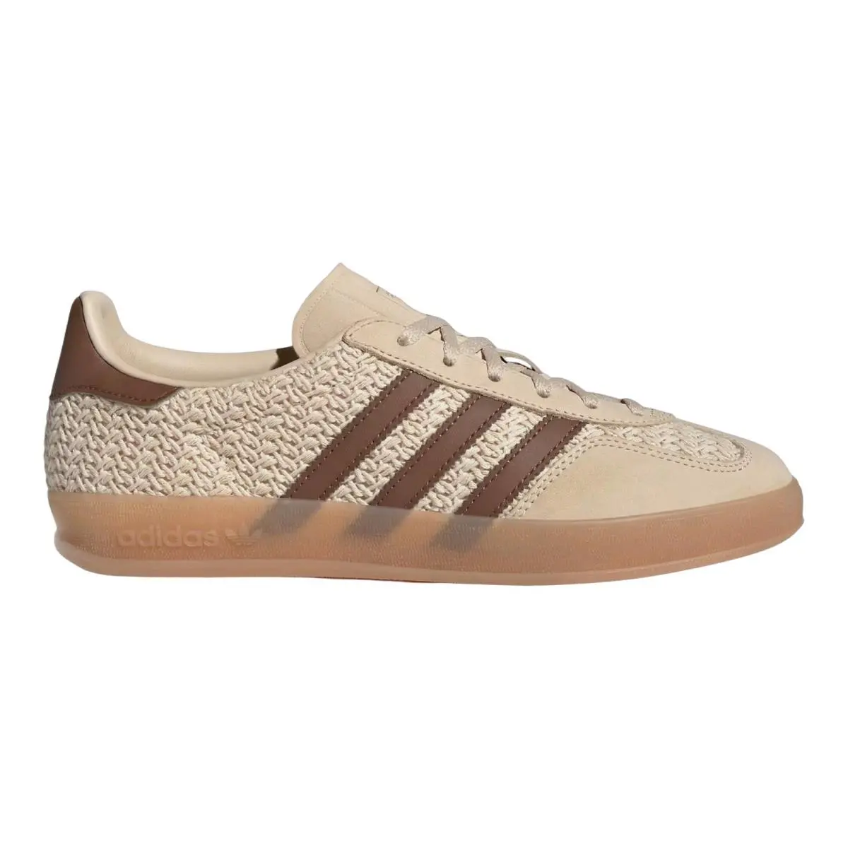 Adidas Gazelle Indoor Womens Low Top Sneaker Sand Premium Gum Size 5-11 JS1418