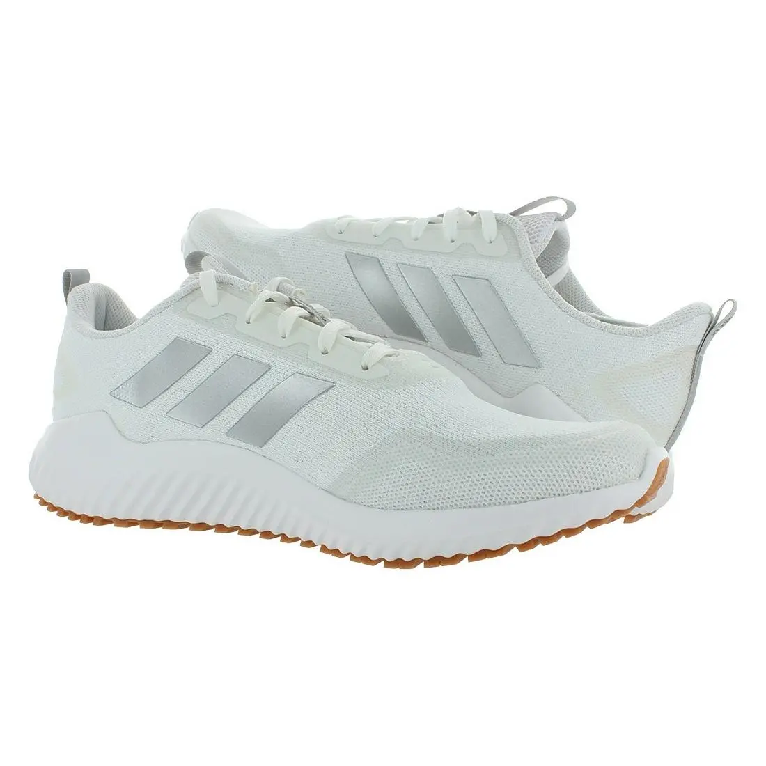 Adidas shoes - White/Silver/Gum, Main: White 1