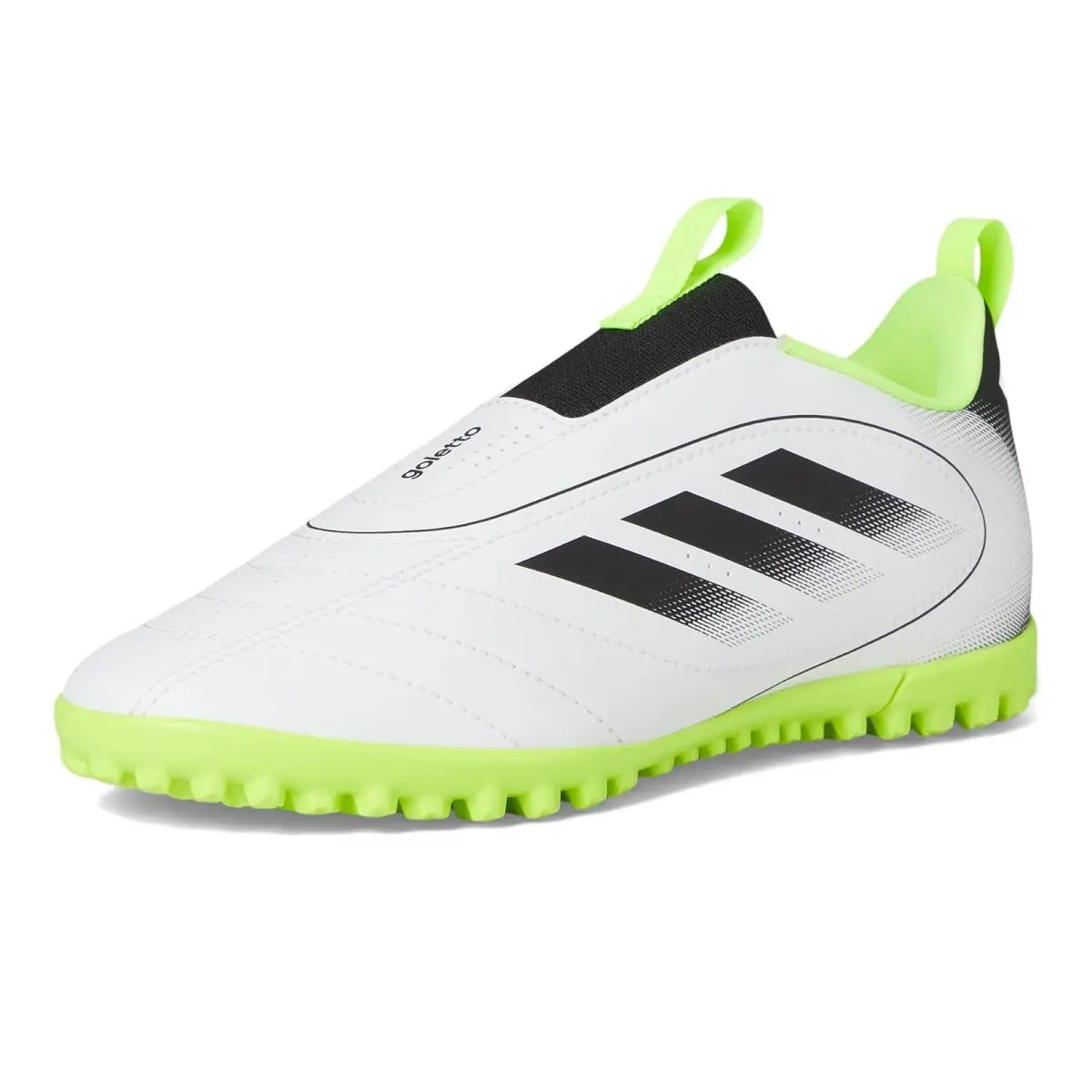 Adidas shoes - White/Black/Lucid Lemon 5