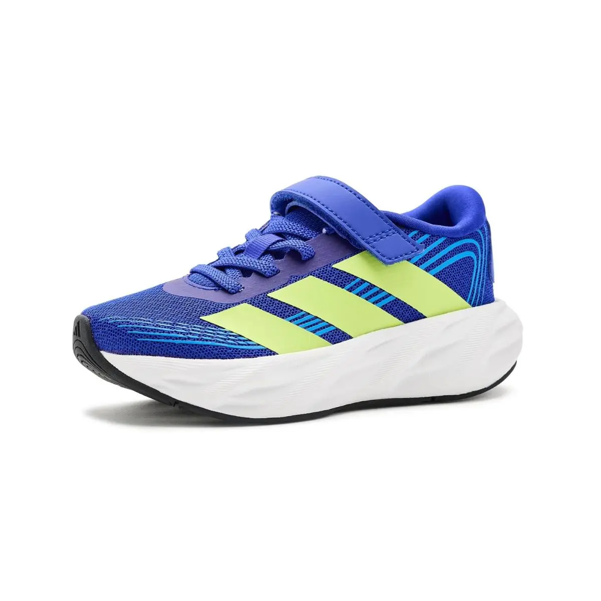 Children Unisex Shoes  Kids Galaxy 8 Shoes Little Kid Lucid Blue/Frozen Lemon/Lucid Ray Blue by Adidas
