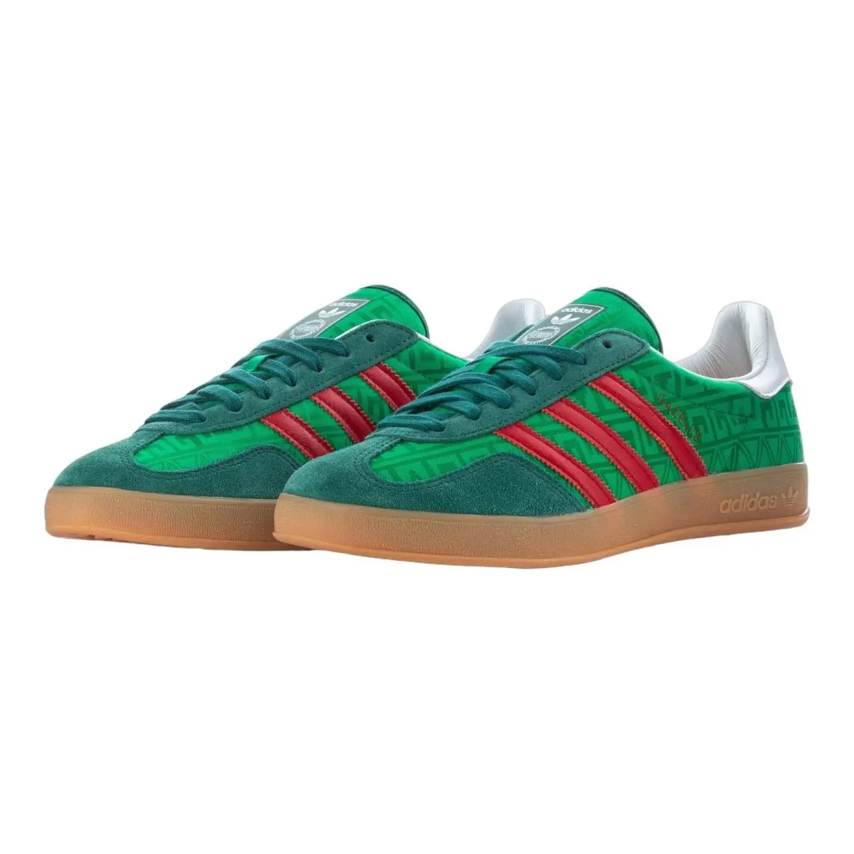 Adidas shoes - ADIDAS Gazelle Indoor - Gazelle Indoor - Green/Better Scarlet/Collegiate Green 1