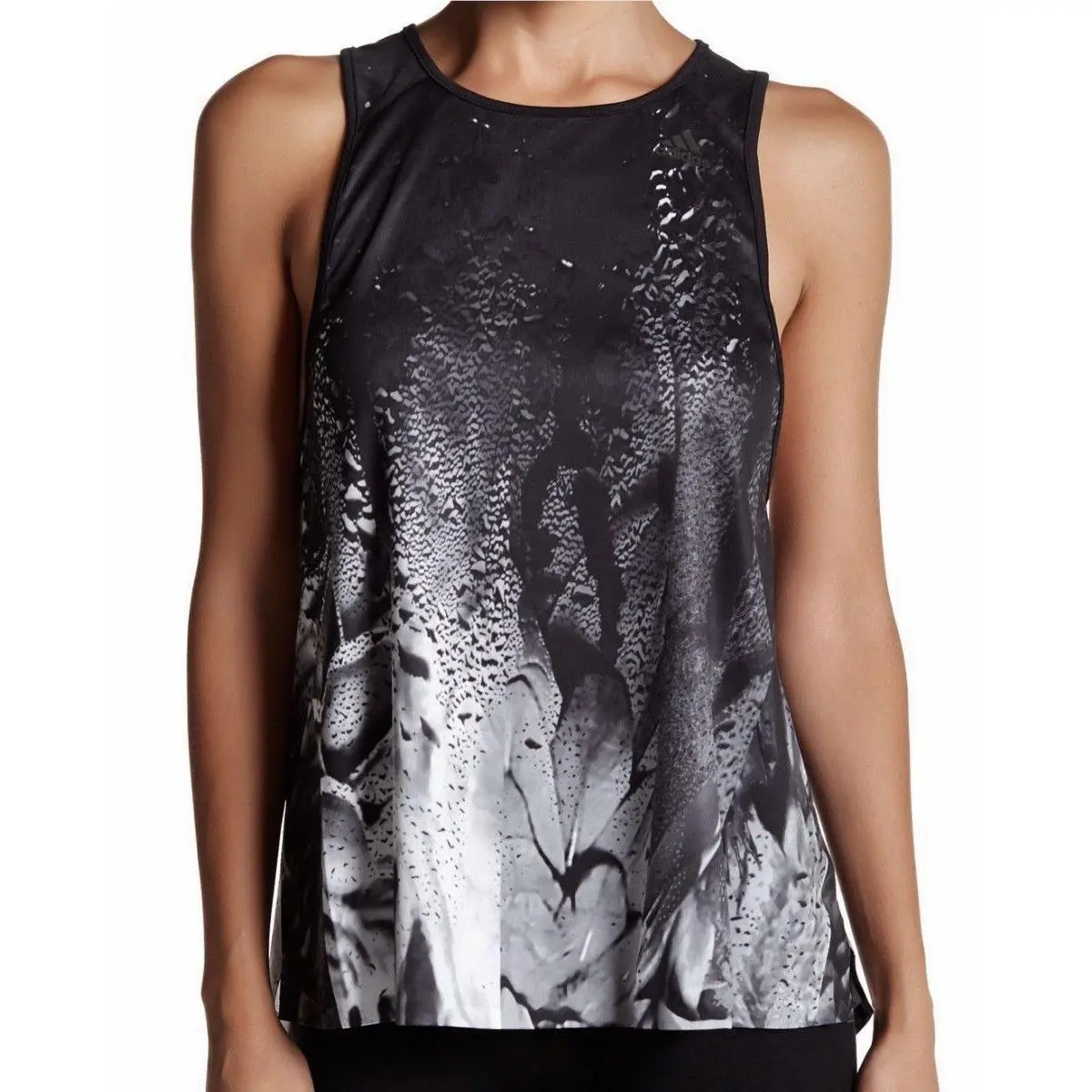Adidas Standard 19 Climachill Black Print Racerback Train Tank Top Womens S M L