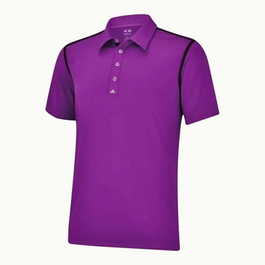 Adidas Puremotion Golf Tour Climacool Vivid Purple S/s Polo Shirt Mens Sz S