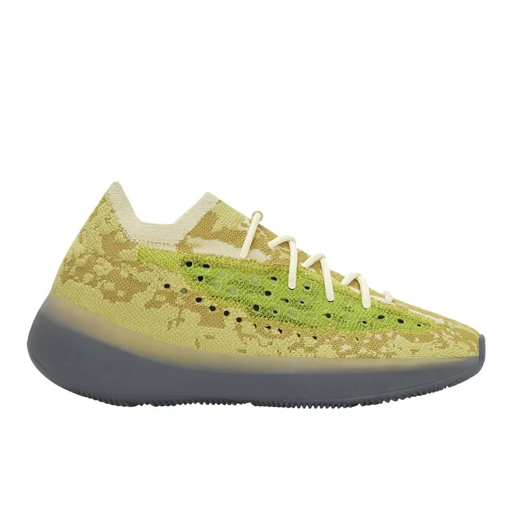 Adidas Yeezy Boost 380 Lace Up Mens Yellow Sneakers Casual Shoes FZ4994