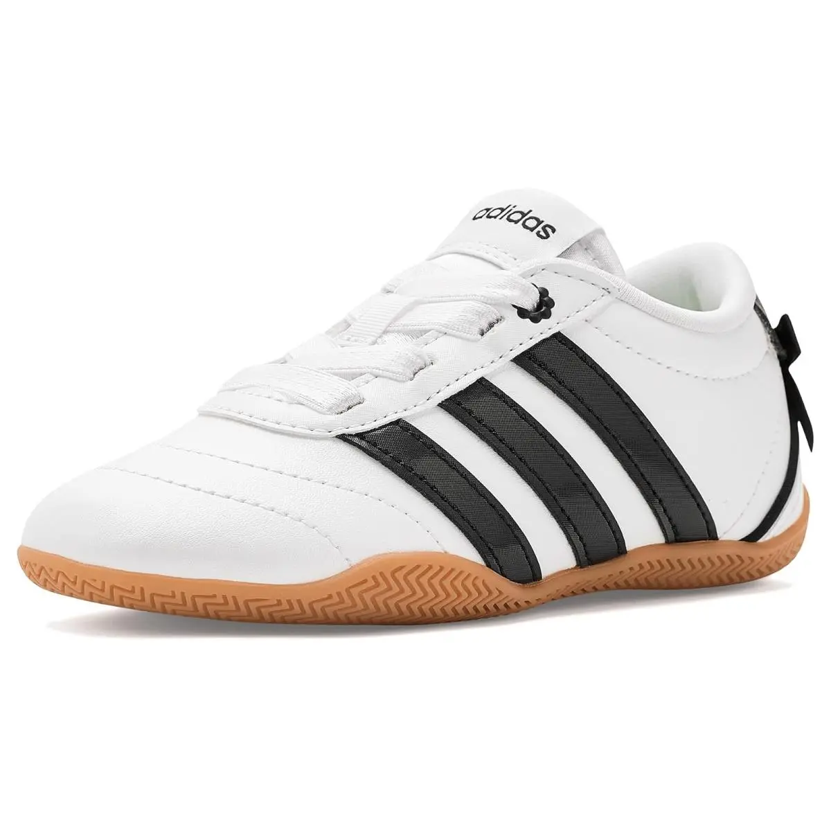 Children Unisex Shoes Adidas Kids Grand Court Low Little Kid/big Kid - White/Black/Yellow