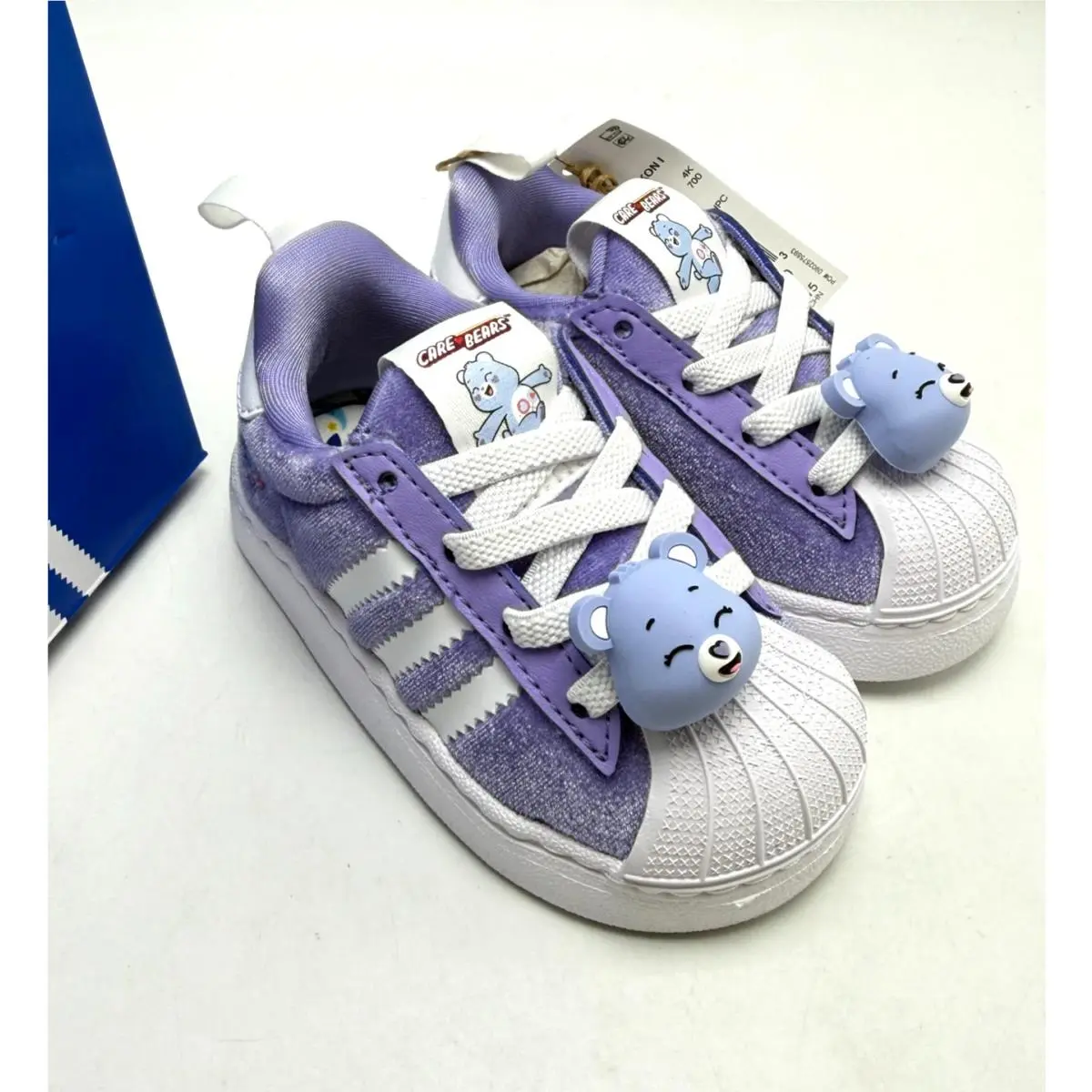 Adidas shoes - ADIDAS CARE BEARS SUPERSTAR QUICKON I - Light Purple / Cloud White / Core Black 2