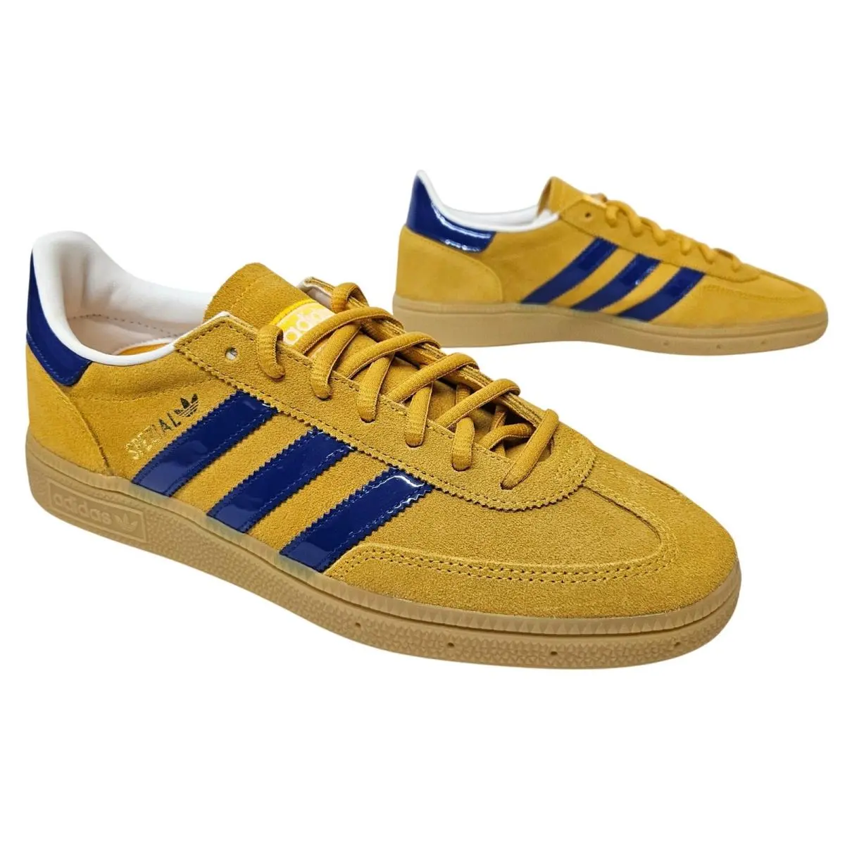 Adidas Handball Spezial Men`s Sneaker Crew Yellow / Collegiate Royal /gum KK4233 - Crew Yellow / Collegiate Royal / Gum