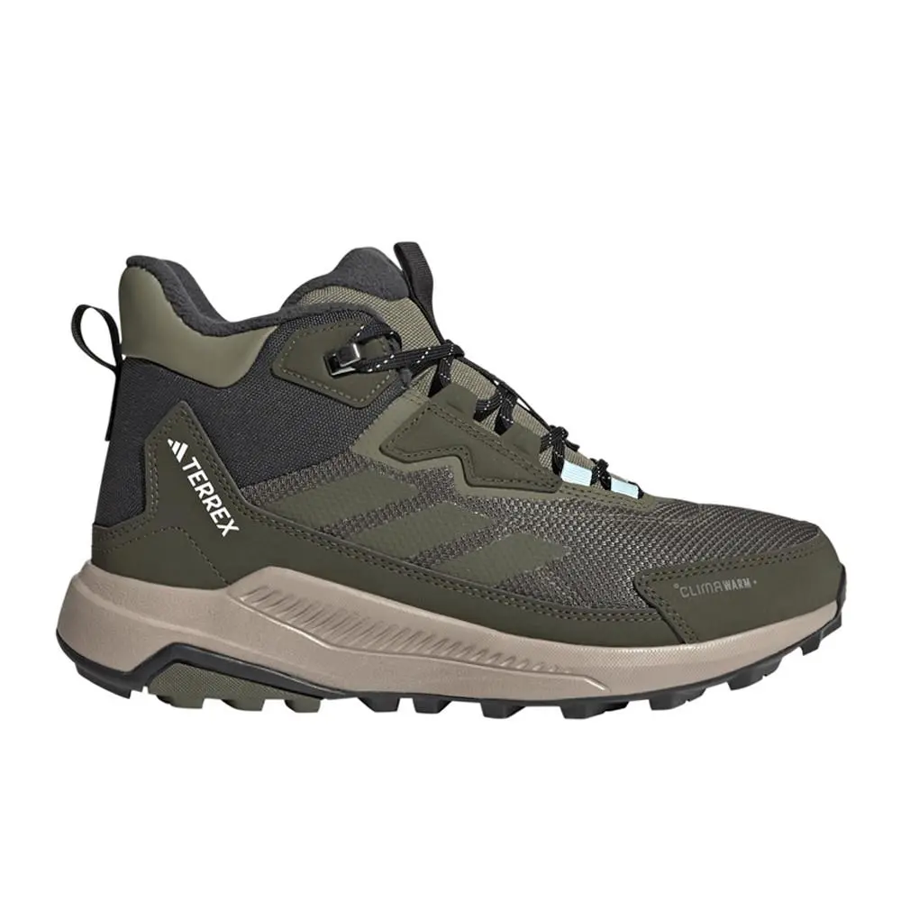 Adidas Terrex Anylander Climawarm+ Hiking Womens Green Sneakers Athletic Shoes