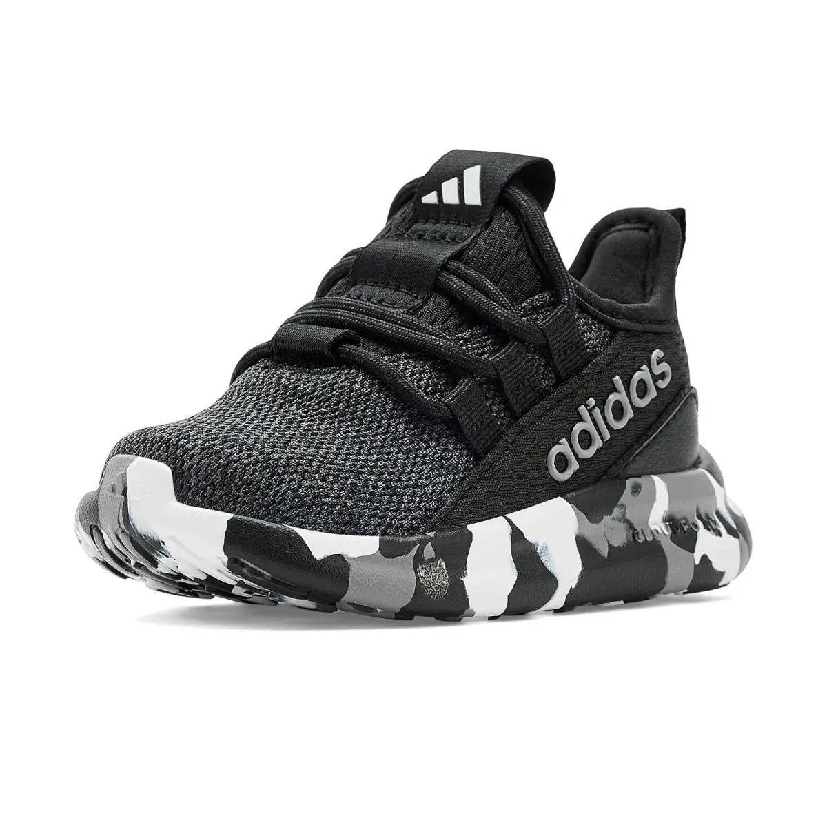 Children Unisex Shoes  Kids Lite Racer Adapt 8.0 Infant/toddler Black/Grey/Carbon by Adidas