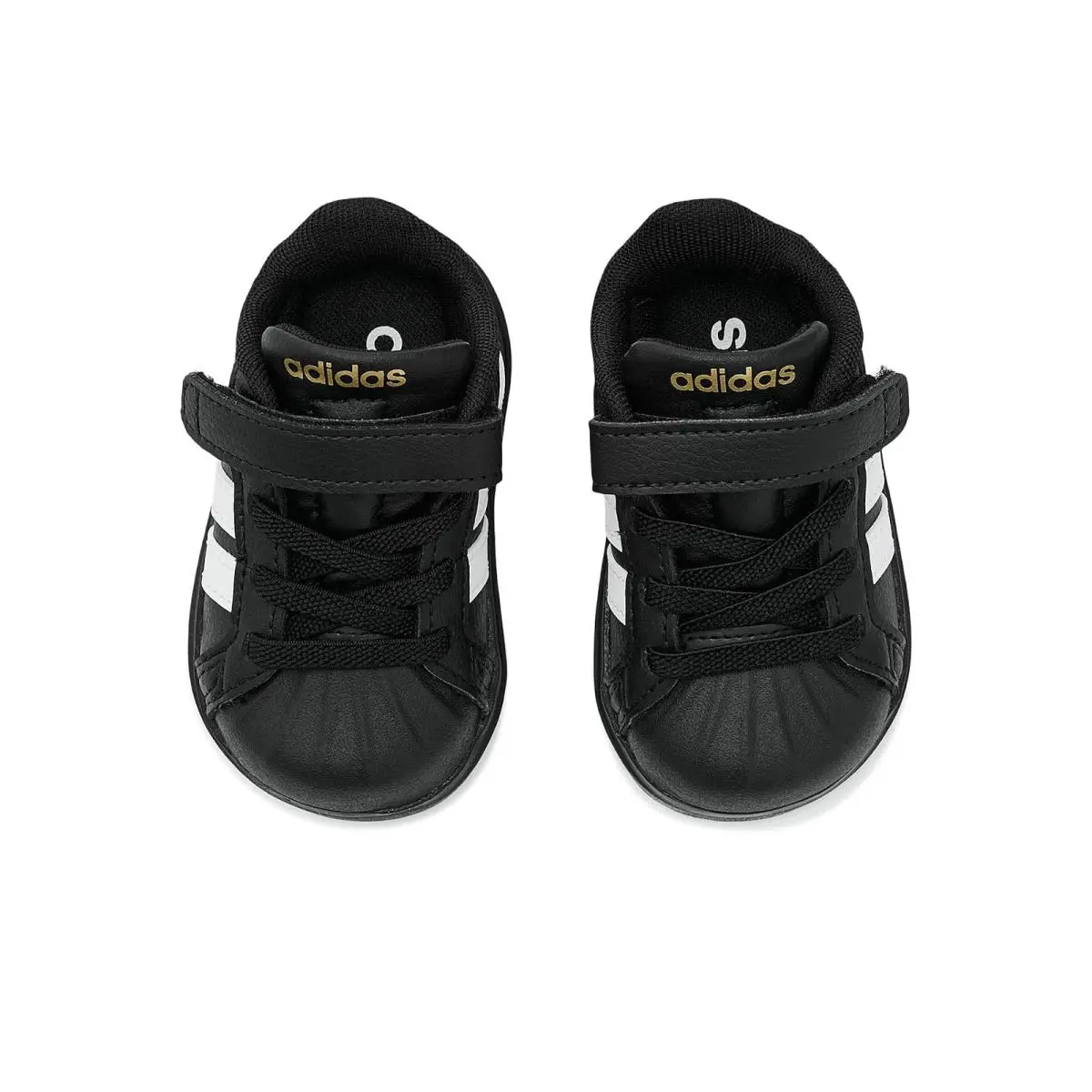 Adidas shoes - Black/White/Gold Metallic 0