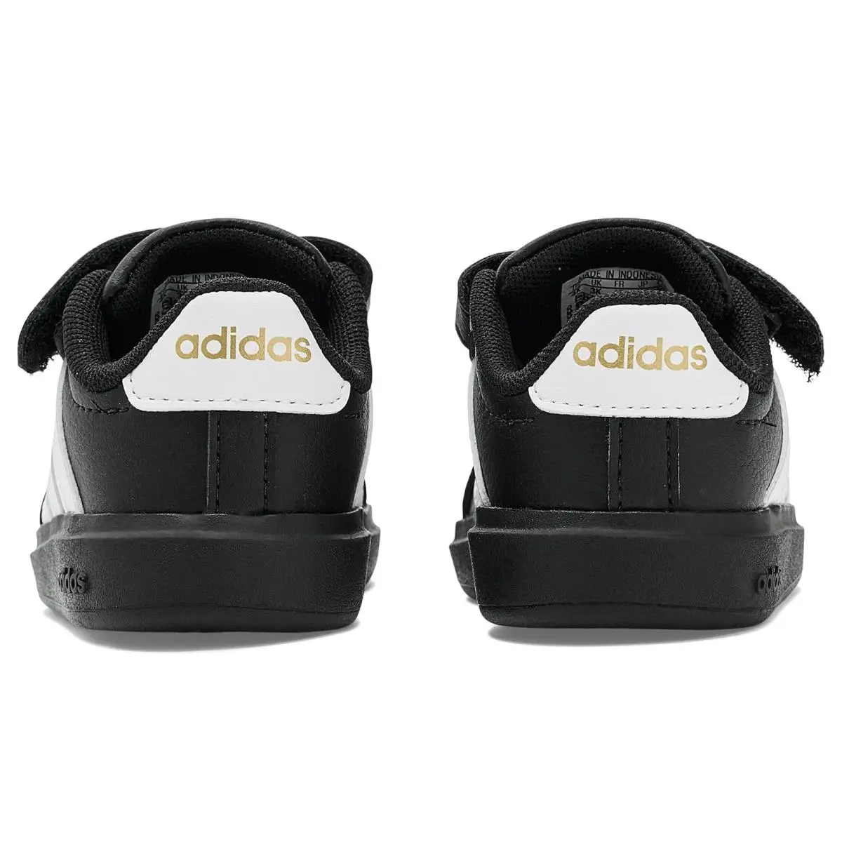 Adidas shoes - Black/White/Gold Metallic 12