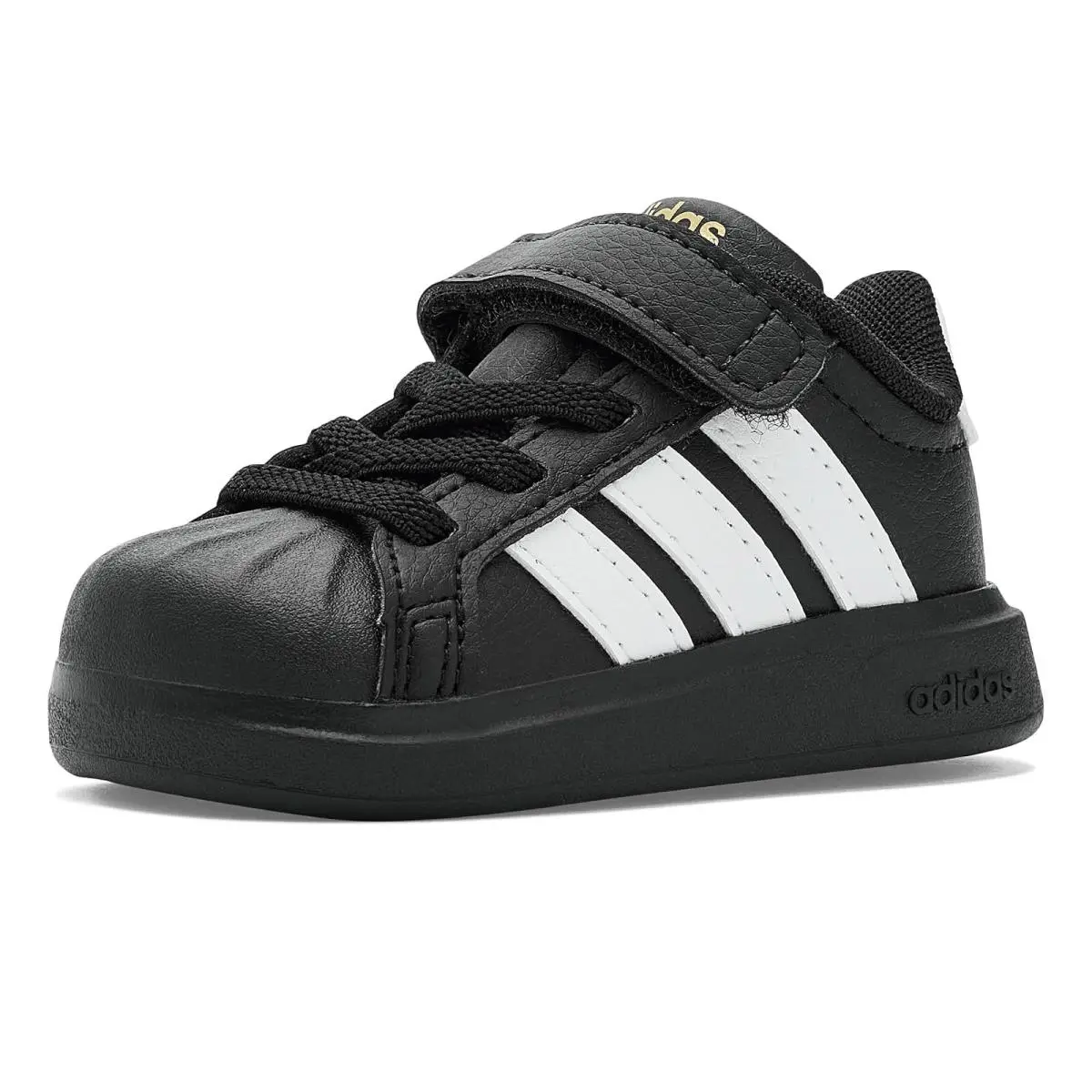 Adidas shoes - Black/White/Gold Metallic 6