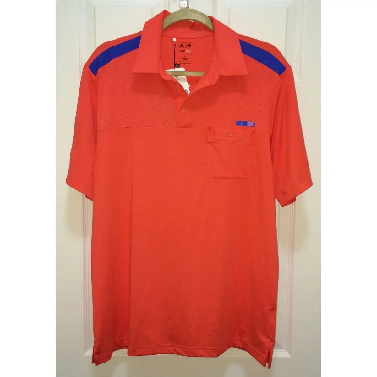 Adidas clothing - ADIDAS GOLF Tour Climacool S/S Polo Shirt - B84568 - Orange 4