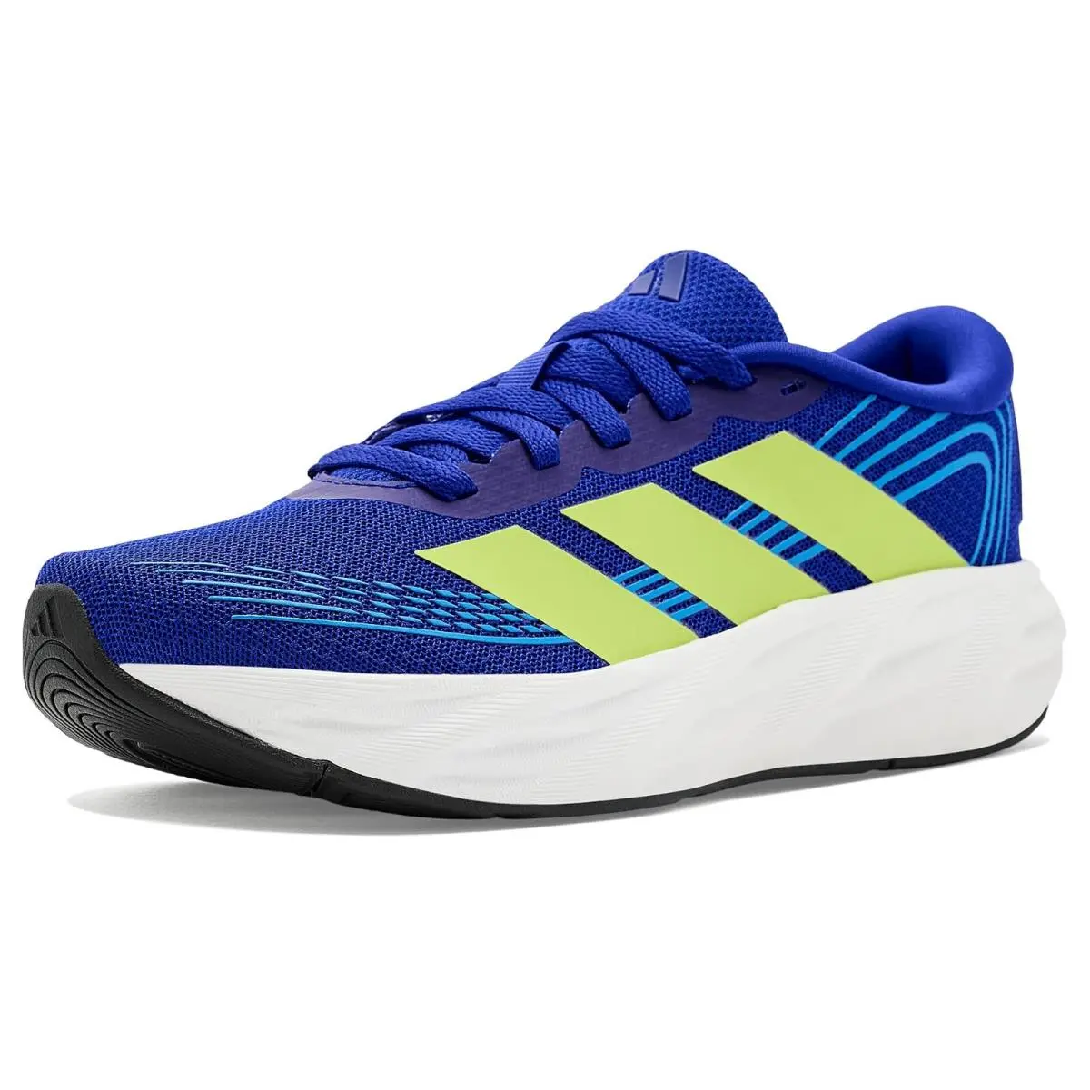 Children Unisex Shoes  Kids Galaxy 8 Shoes Big Kid Lucid Blue/Frozen Lemon/Lucid Ray Blue by Adidas