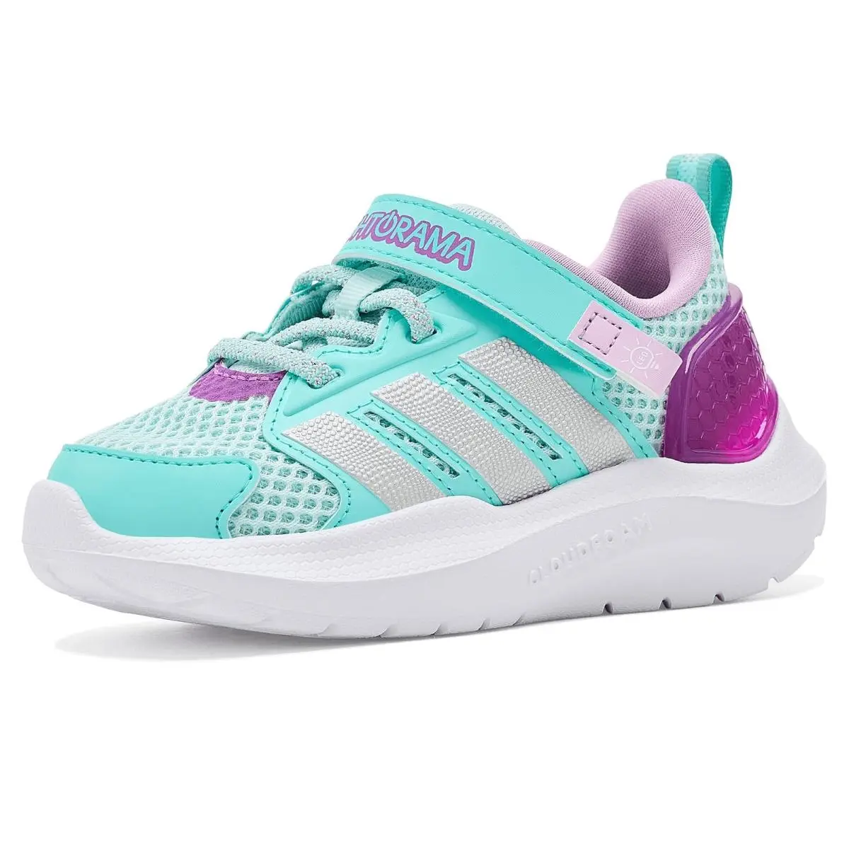Children Unisex Shoes  Kids Lightorama Runner Infant/toddler Halo Mint/Silver Metallic/Flash Aqua by Adidas
