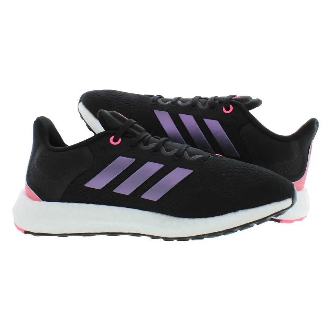 Adidas shoes - Black/White/Pink, Main: Black 1