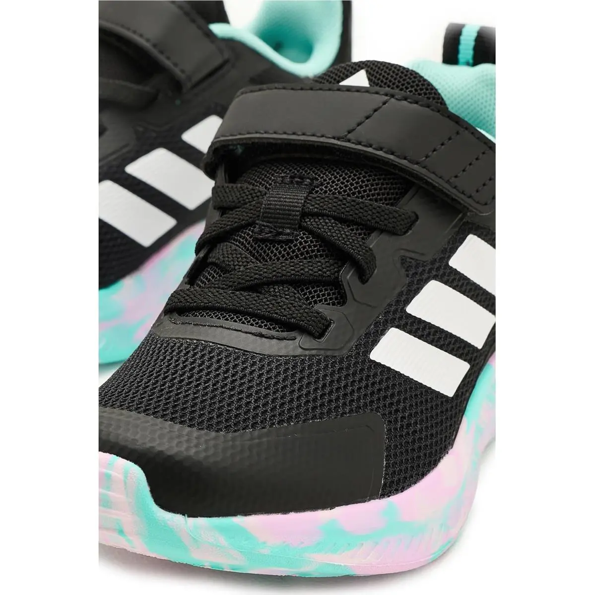 Adidas shoes - Black/Clear Pink/Flash Aqua 11