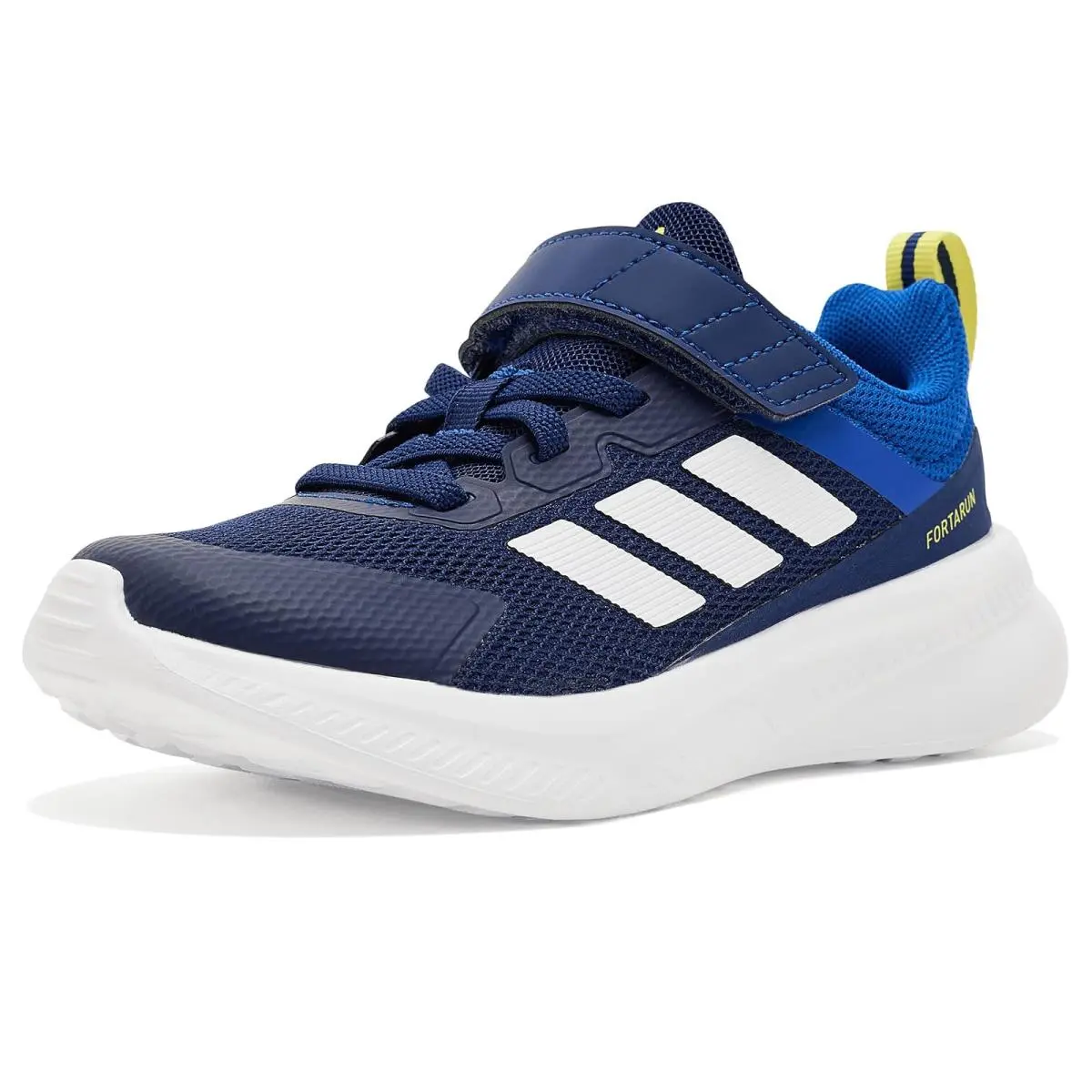 Children Unisex Shoes  Kids Fortarun 4.0 Little Kid Dark Blue/White/Team Royal Blue by Adidas