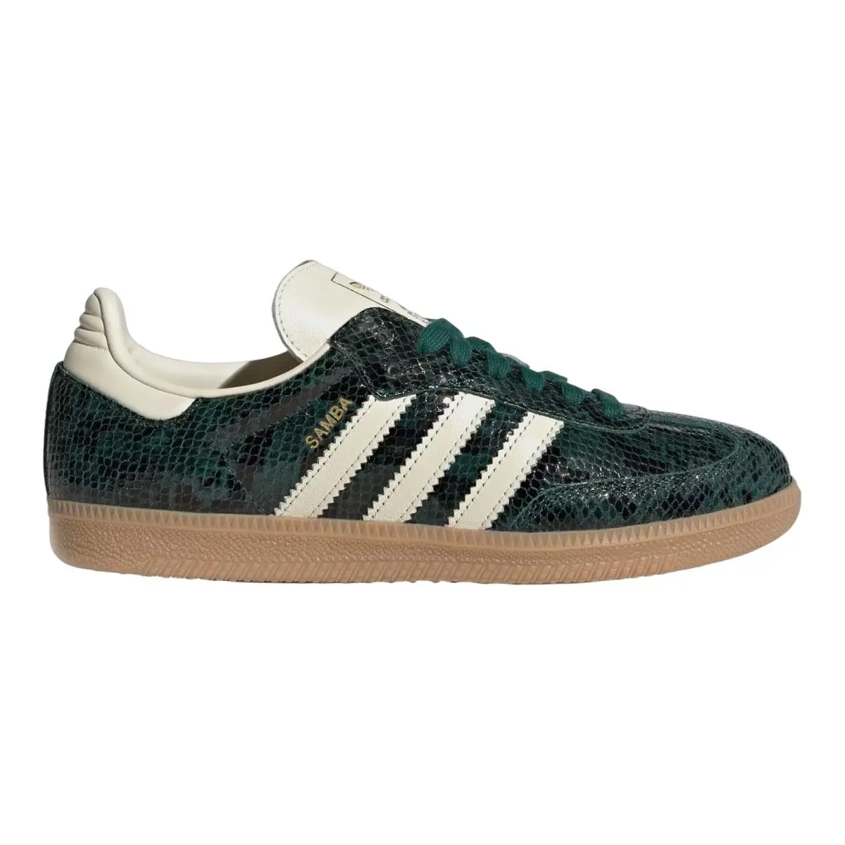 Adidas Samba OG Snakeskin Trainer Women Black Cream White 5-11 JR8848