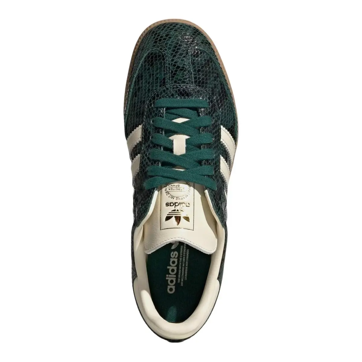 Adidas shoes - Samba Og Faux Snakeskin - Samba Faux Snakeskin - JR8848 - Black/Cream White/Collegiate Green 0