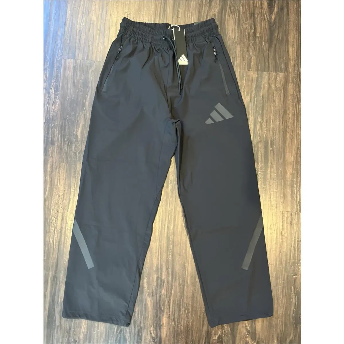 Adidas Z.n.e. Men`s Woven Track Pants Drawstring w/ Pockets Black Size S JN9031
