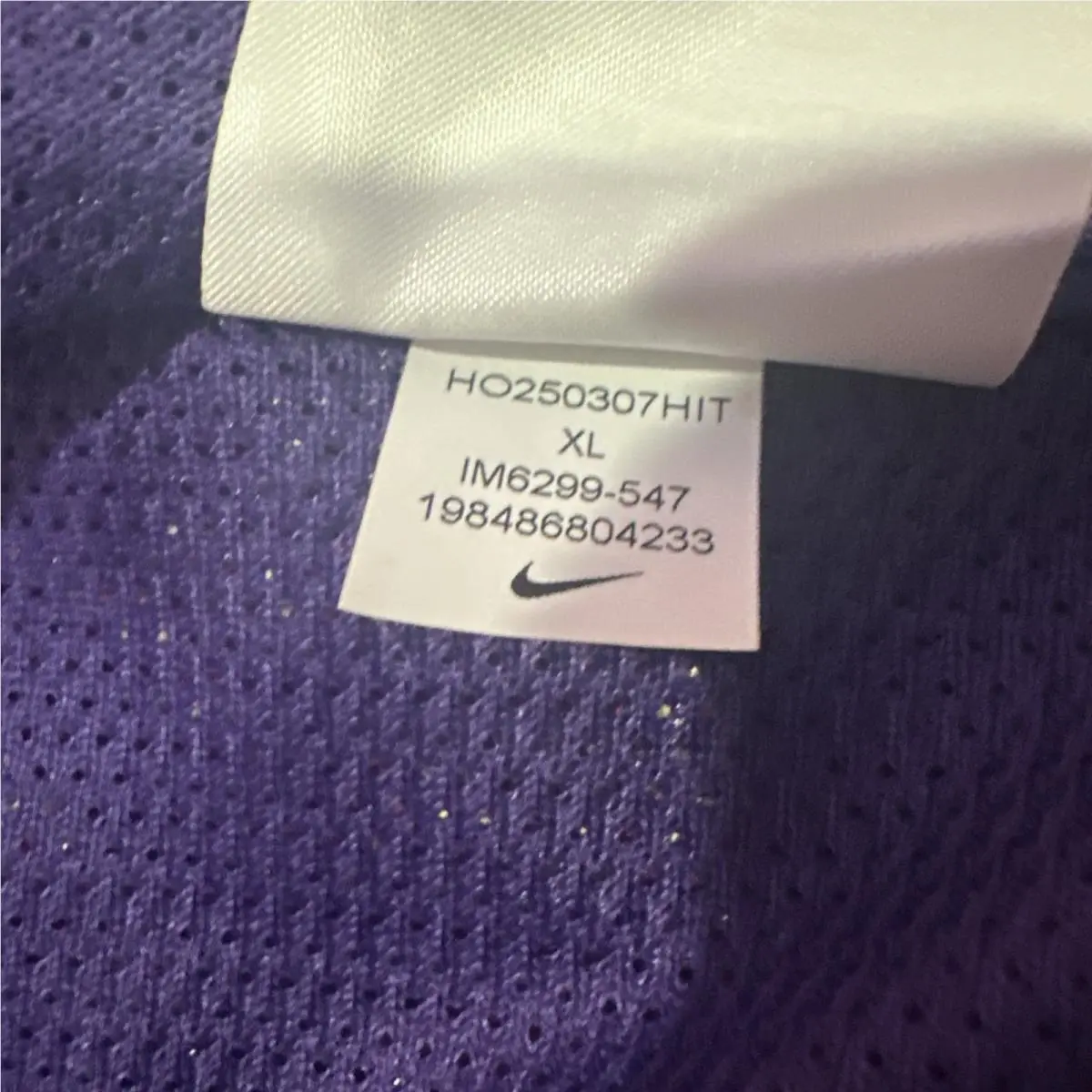 Nike clothing - Nike Dri-Fit - IM6299-547 - Purple/White/Gym Red (UPC: 0198486804233) 13