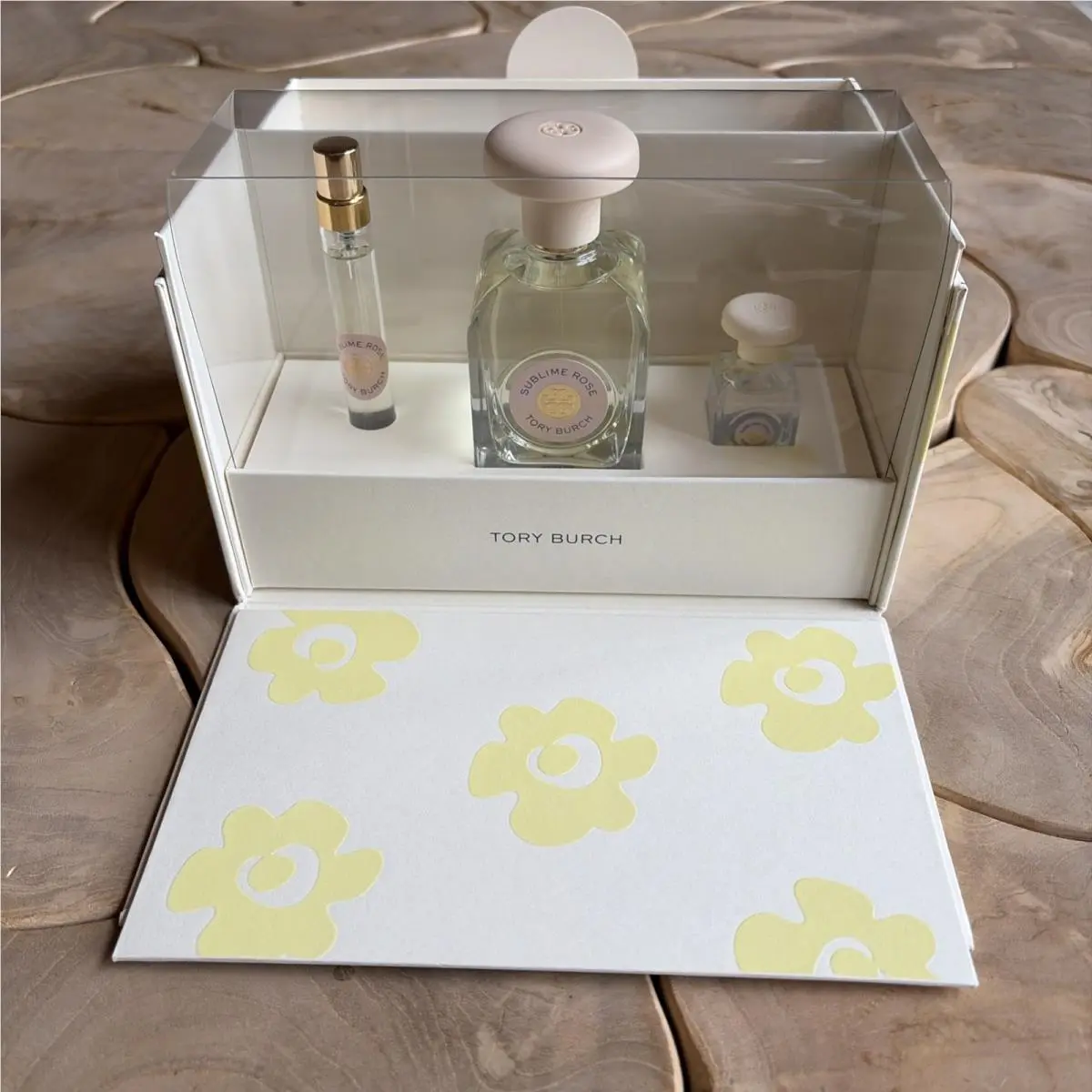 Sublime Rose 3.0/.30/.25 oz Eau De Parfum Edp Gift Box Set by Tory Burch
