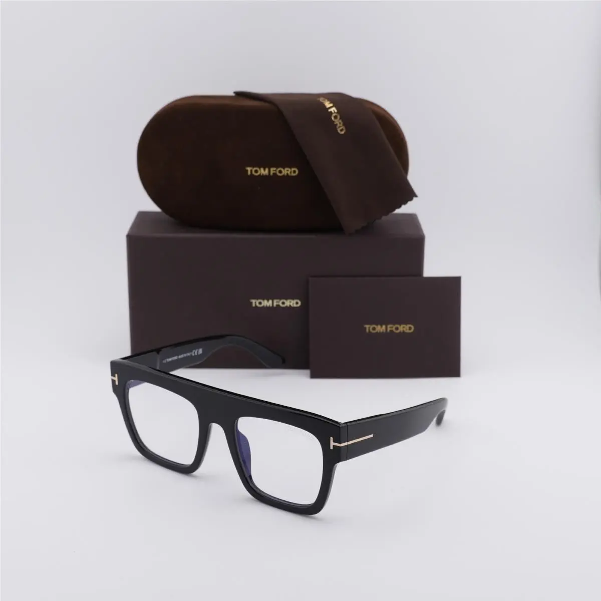 Tom Ford FT0847 001 Shiny Black 52mm Eyeglasses