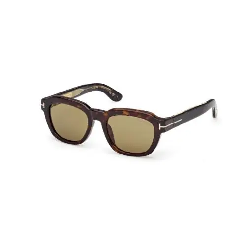 Tom Ford Icon FT1226-F 52N Dark Havana/green 53mm Men`s Sunglasses