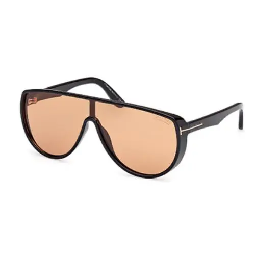 Tom Ford FT1182 Achilles 01E Shiny Black/ Brown Photochromic Men`s Sunglasses